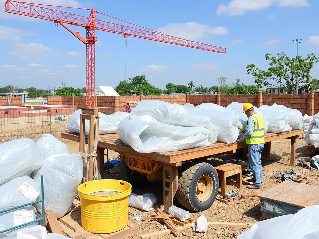 worki foliowe w branży budowlanej